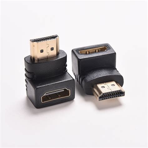 Hdmi อะแดปเตอร์เชื่อมต่อสายเคเบิล ตัวผู้ และตัวเมีย มุมขวา เชื่อมต่อ 270 องศา 90 องศา สำหรับ