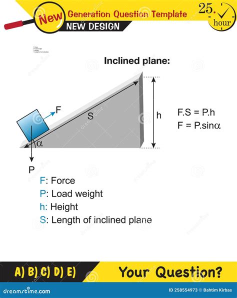 Physics, Inclined Plane, Next Generation Question Template, Dumb ...