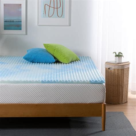 Zinus Surmatelas 90x190 Cm Hauteur Du Matelas 3 8 Cm Matelas Gel