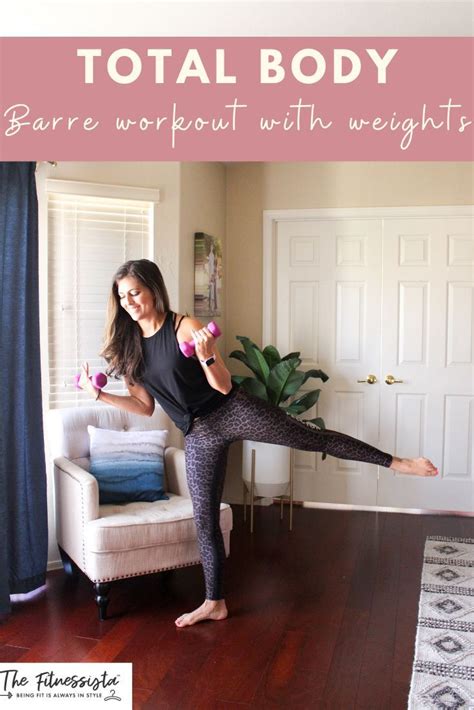 Quick And Intense 30 Minute Total Body Barre Video Artofit