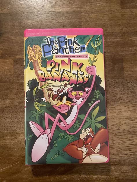 Pink Panther Cartoon Collection Pink Bananas Vhs Clam Shell