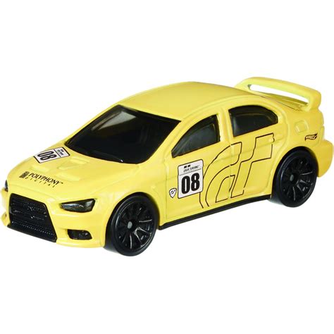 Hot Wheels Gran Turismo Tématické auto 2008 Lancer Evolution Maxíkovy hračky