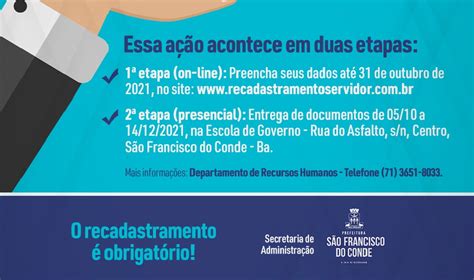 Prefeitura Realiza O Recadastramento Dos Servidores Municipais Portal