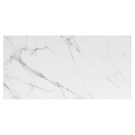 San Giorgio Alto Bianco II Porcelain Tile 12 X 24 White 8 Mm Thick