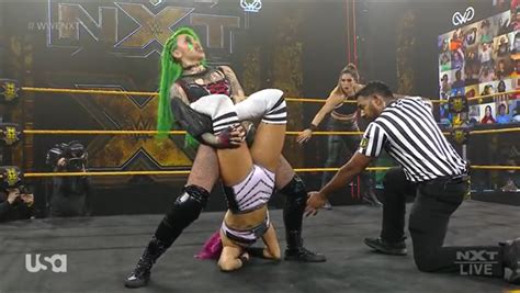 Wwe Nxt Results Shotzi Blackheart Ember Moon Vs Raquel Gonzalez