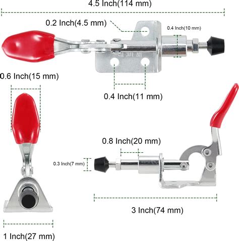 Buy Pingeui Pack Push Pull Quick Release Toggle Clamp Adjustable