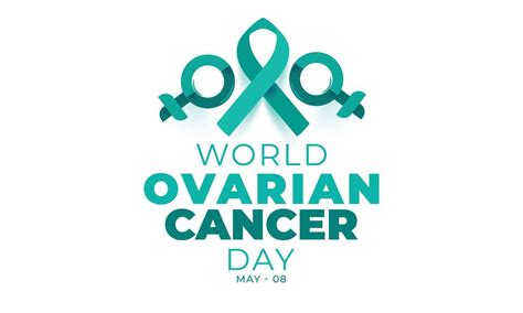 World Ovarian Cancer Day Background Banner Card Poster Template