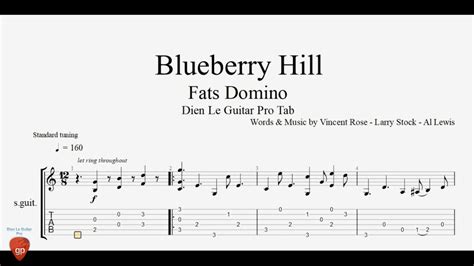 Blueberry Hill Guitar Lesson Tabs Youtube