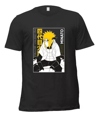 Playera Anime Naruto Minato Namikaze N02 A2 Meses sin interés