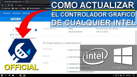 Como actualizar el controlador gráfico de CUALQUIER intel I OFFICIAL