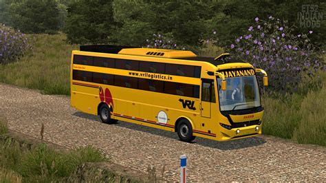 Indian VRL Logistics Skin Pack For JK Vega Sleeper Bus Mod V 1 0