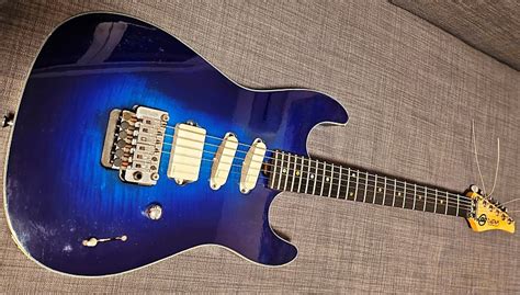 Lag LAG CUSTOM SHOP circa 1980 - faded blue | Reverb