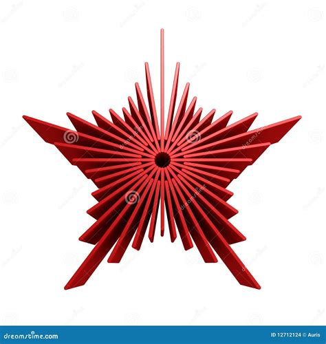 Isolated Symbolic Red Star Stock Illustration Illustration Of Symbol