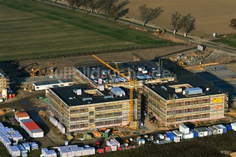 Altlandsberg Von Oben Baustelle Zum Neubau Des Schulgeb Udes Neuer