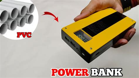 How To Make Power Bank With Pvc Pipe At Home Youtube