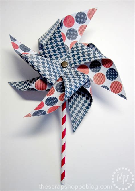 Patriotic Pinwheels And Double Pinwheel Tutorial The Scrap Shoppe