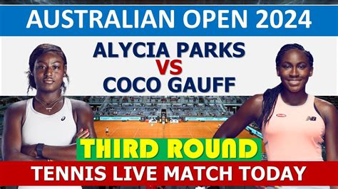 Coco Gauff Vs Alycia Parks Australian Open 2024 YouTube