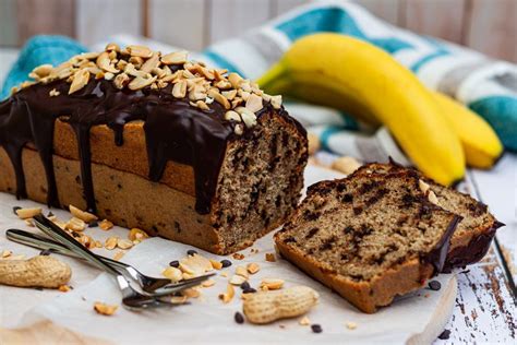 Banana bread au beurre de cacahuète et chocolat Amandine Cooking