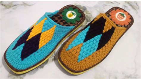 Өте ерекше шлёпка тоқып үйреніңіз 2-бөлім ️ Научитесь вязать очень ...