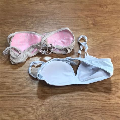 Intimates Sleepwear 32 A Size Bra White And Nude Poshmark