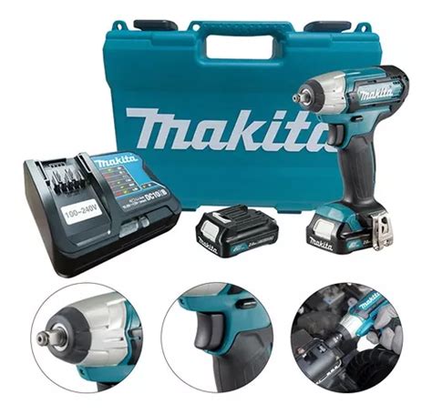 Llave De Impacto Bat 12 V 2 0 Ah 140 Nm TW140dsae Makita Bivolt