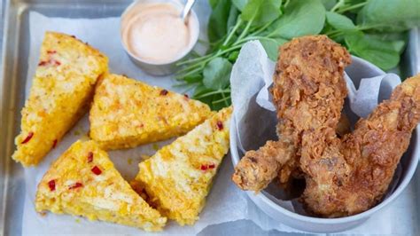 Southern Fried Chicken And Cornbread Fresh