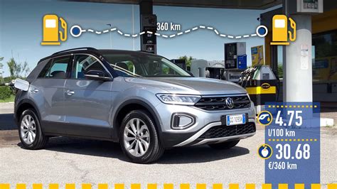 Volkswagen T Roc 1 0 Benzina 2023 La Prova Dei Consumi Reali