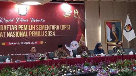 Resmi Kpu Umumkan Jumlah Daftar Pemilih Sementara Pemilu 2024 Capai