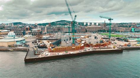 Kengo Kuma S V A Dundee Design Museum Takes Shape