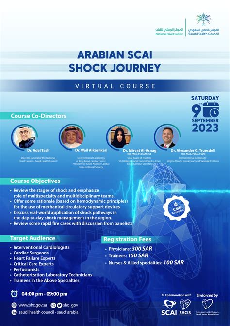 Arabian SCAI Shock | Virtual - SAUDI ARABIAN CARDIAC INTERVENTIONAL ...