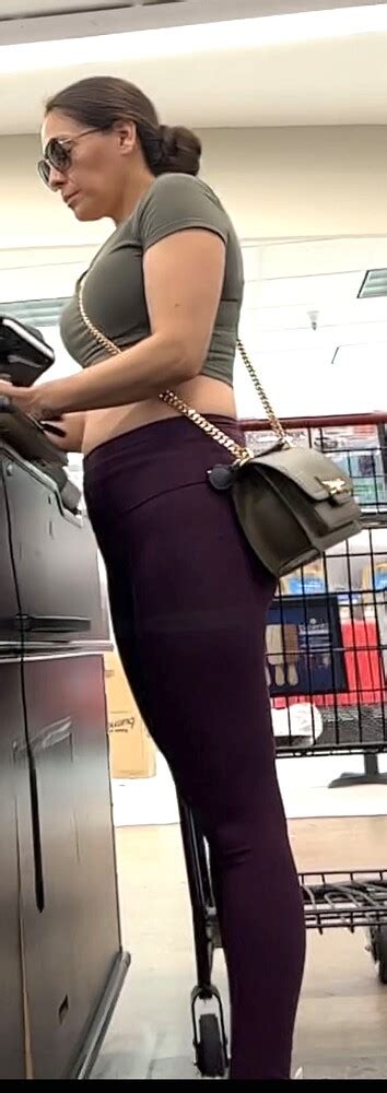 Latina Super Milf In Hot Purple Yoga Pants Spandex Leggings Yoga Pants Forum
