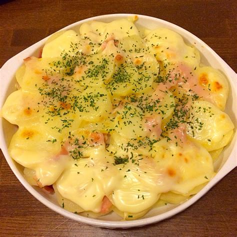 レンジとオーブントースターで簡単美味しいベーコンポテトのチーズ焼きゆうみん（4人の母ちゃん） Snapdish スナップディッシュ