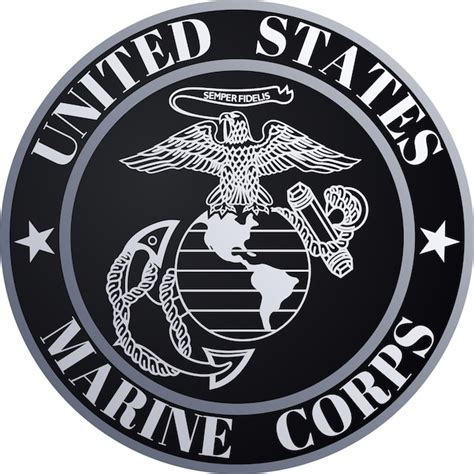 Premium Vector Gray Seal Of The United States Marine Corps