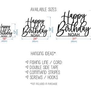 Happy Birthday Yard Sign, Birthday Yard Signs, Birthday Sign, Birthday ...