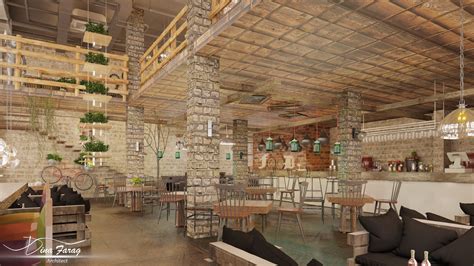 industrial restaurant on Behance