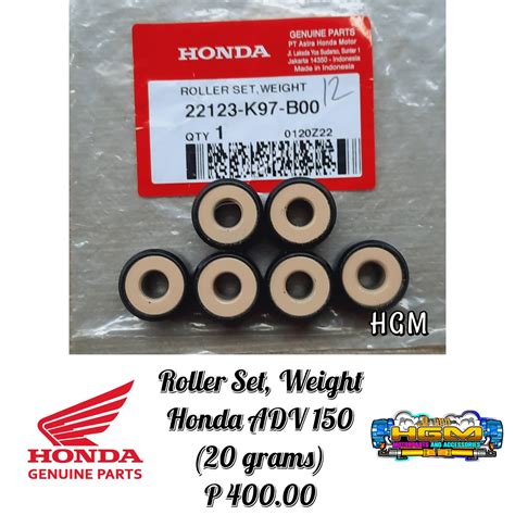 Roller Weight Set Flyball Grams For Honda Adv Pcx