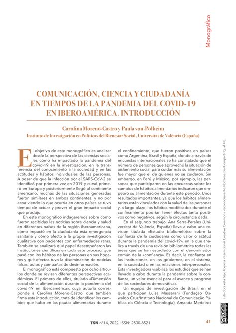 PDF Comunicación ciencia y ciudadanía en tiempos de la pandemia del