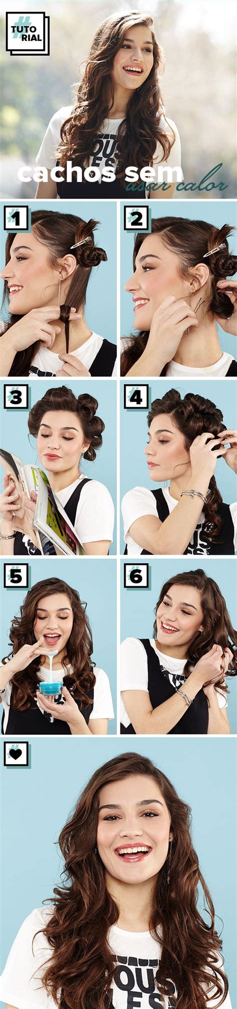 Tutorial Para A Vida Aprenda Como Fazer Cachos No Cabelo Sem Calor