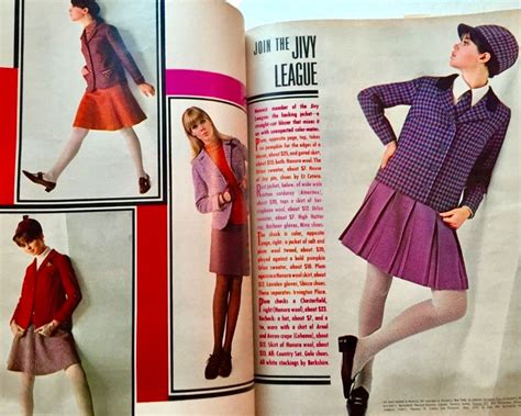 Seventeen August 1966 Join The Jivy League Regine Jaffry Terry Reno Colleen Corby Colleen