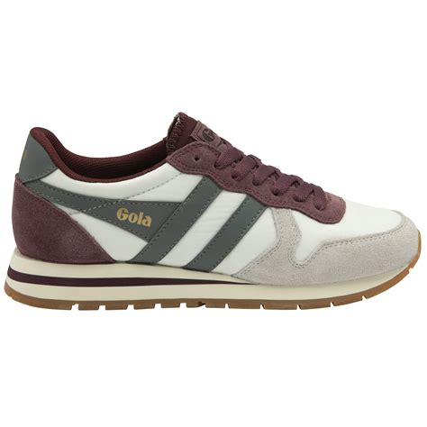 Buy Gola Womens Daytona Chute Sneakers In Off White Wine Online At Gola