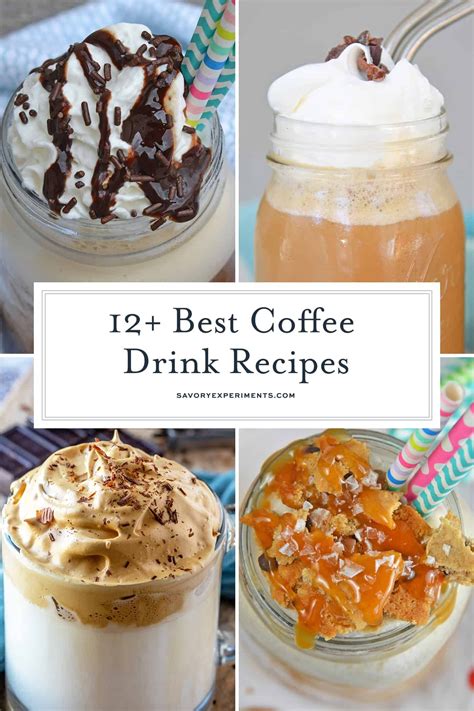 15+ BEST Coffee Drink Recipes - EASY Coffee Drinks and Cocktails in ...