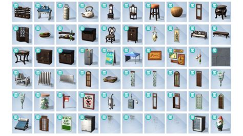 Full list of The Sims 4 For Rent Items: CAS and Build