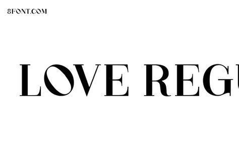 Love Regular Font - Free Font Download