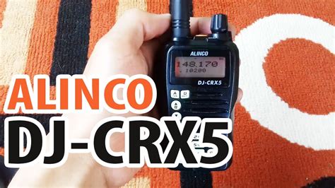 Cara Program RPU Radio Pancar Ulang Alinco DJ CRX5 YouTube