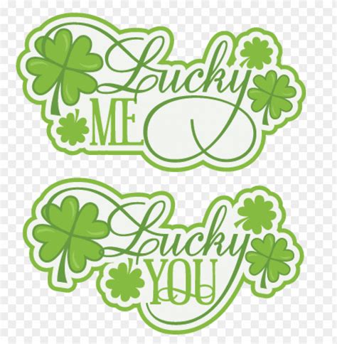 Lucky Titles Svg Cutting Files For Scrapbooking St St Patricks Day