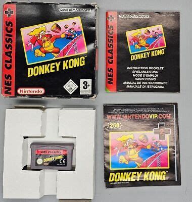 Classic NES Series Donkey Kong For The Nintendo Gameboy Advance GBA