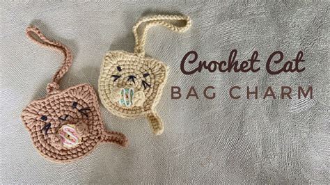 Crochet Cat Bag Charm Beginner Friendly Crochet Cat Pouch Tutorial