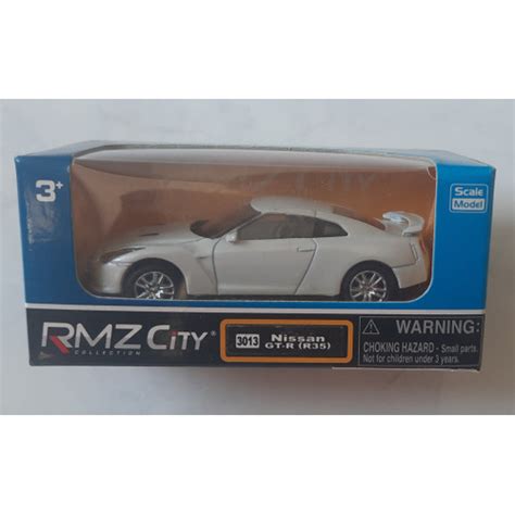 Jual Hot Wheels RMZ City Nissan GT R GT R Hot Wheels RMZ Nissan GT R R Putih