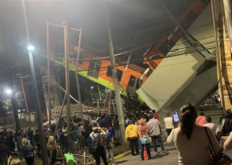 Colapsa Estructura De La L Nea Del Metro De Cdmx Oronoticias