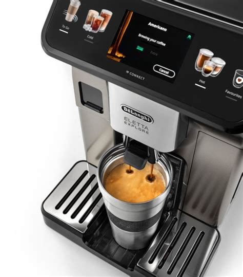 De Longhi Metallic Eletta Explore Cold Brew Harrods Uk